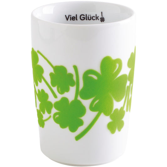 Kaffeetasse mit Glückwunsch-Aufdruck