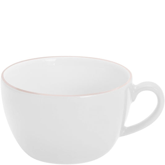 Weiße Kaffeetasse, Nahaufnahme, B2B Gastronomie