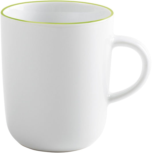 Weiße Kaffeetasse, Nahaufnahme, B2B Gastronomie