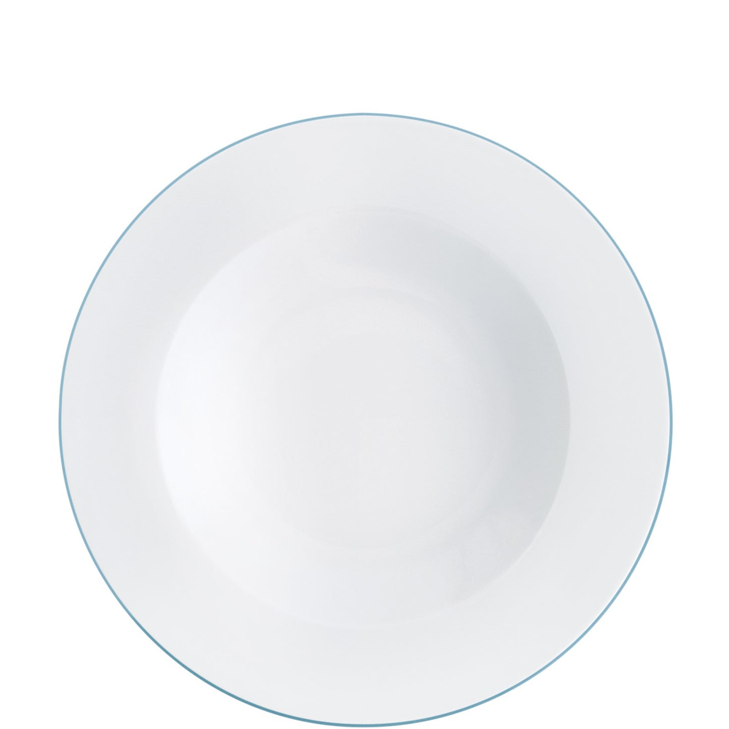 Leere weiße Bistroteller, B2B-Gastronomie
