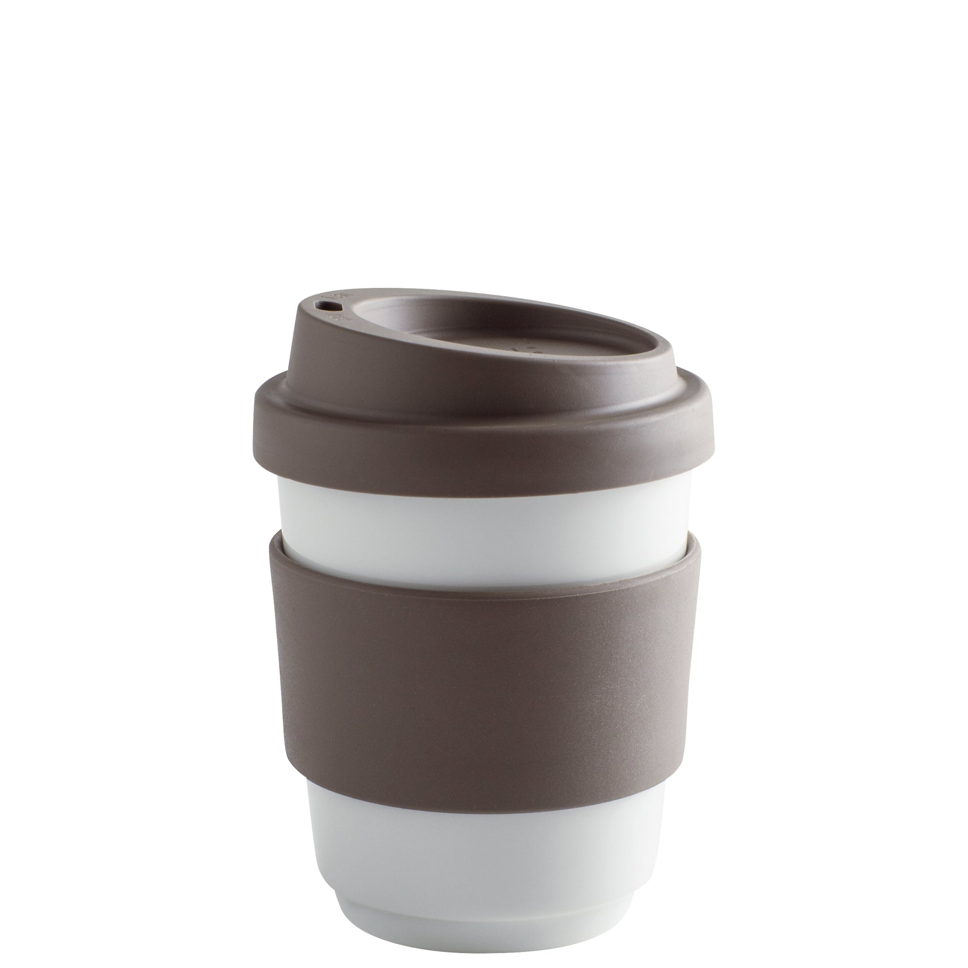 Kaffeebecher mit Deckel, Nahaufnahme