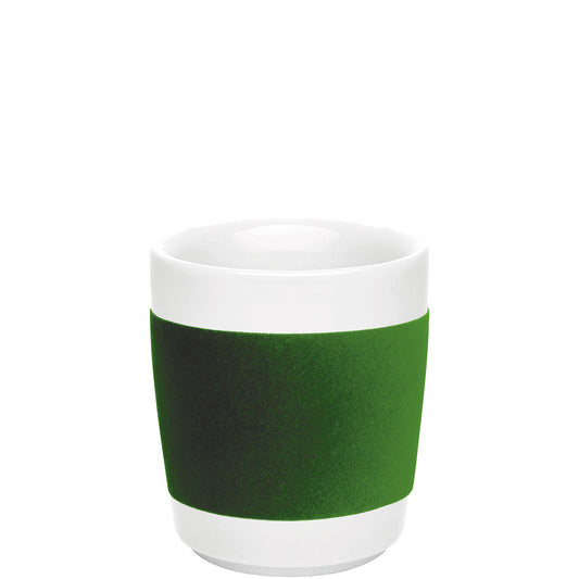 Kaffeetasse mit grünem Band