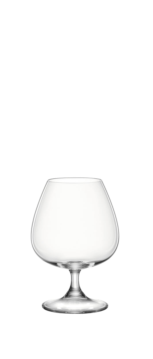 Leeres Glas für Spirituosen.