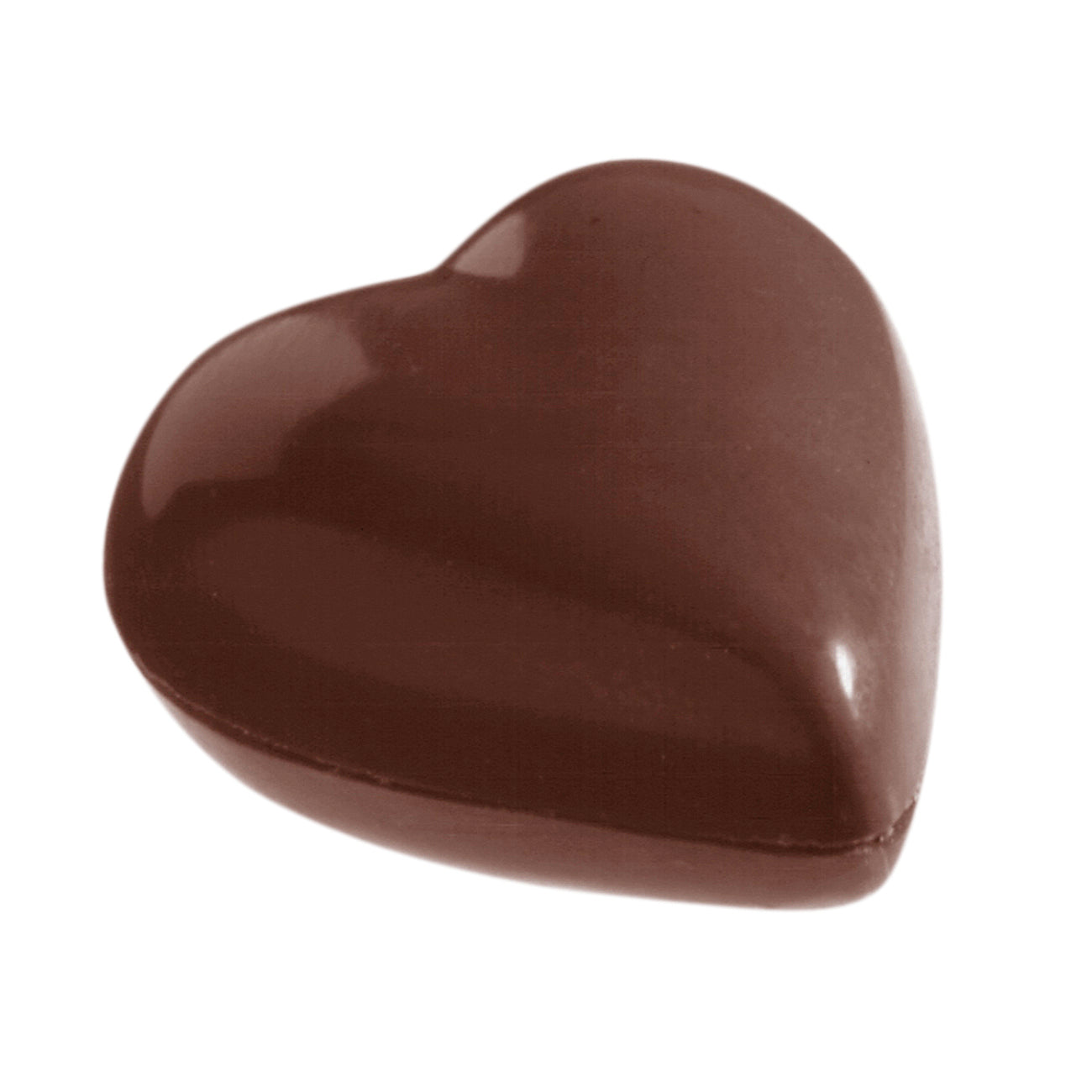 Herzförmige Schokoladenspezialität.