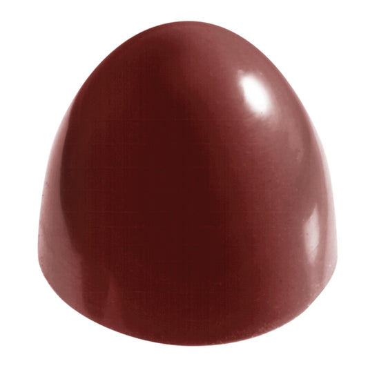 Dunkelrotes, glattes Lebensmittelprodukt.