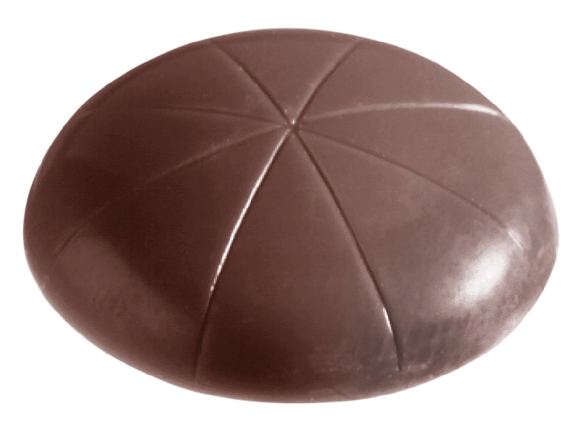 Dunkle Schokoladenkugel für Gastronomie.