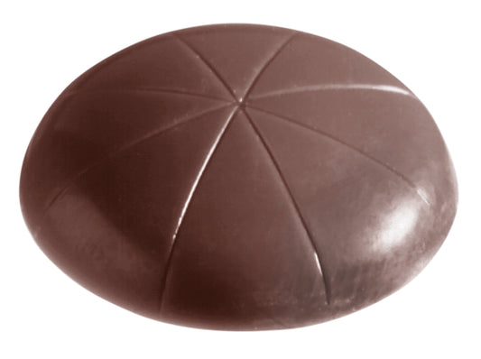 Dunkle Schokoladenkugel für Gastronomie.