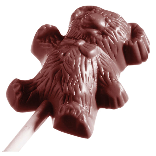 Gummibärchen auf einem Stiel.
