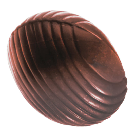 Rote, geschwungene Gastronomie-Dekoration.