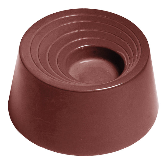 Runder, roter Gastronomiebehälter.