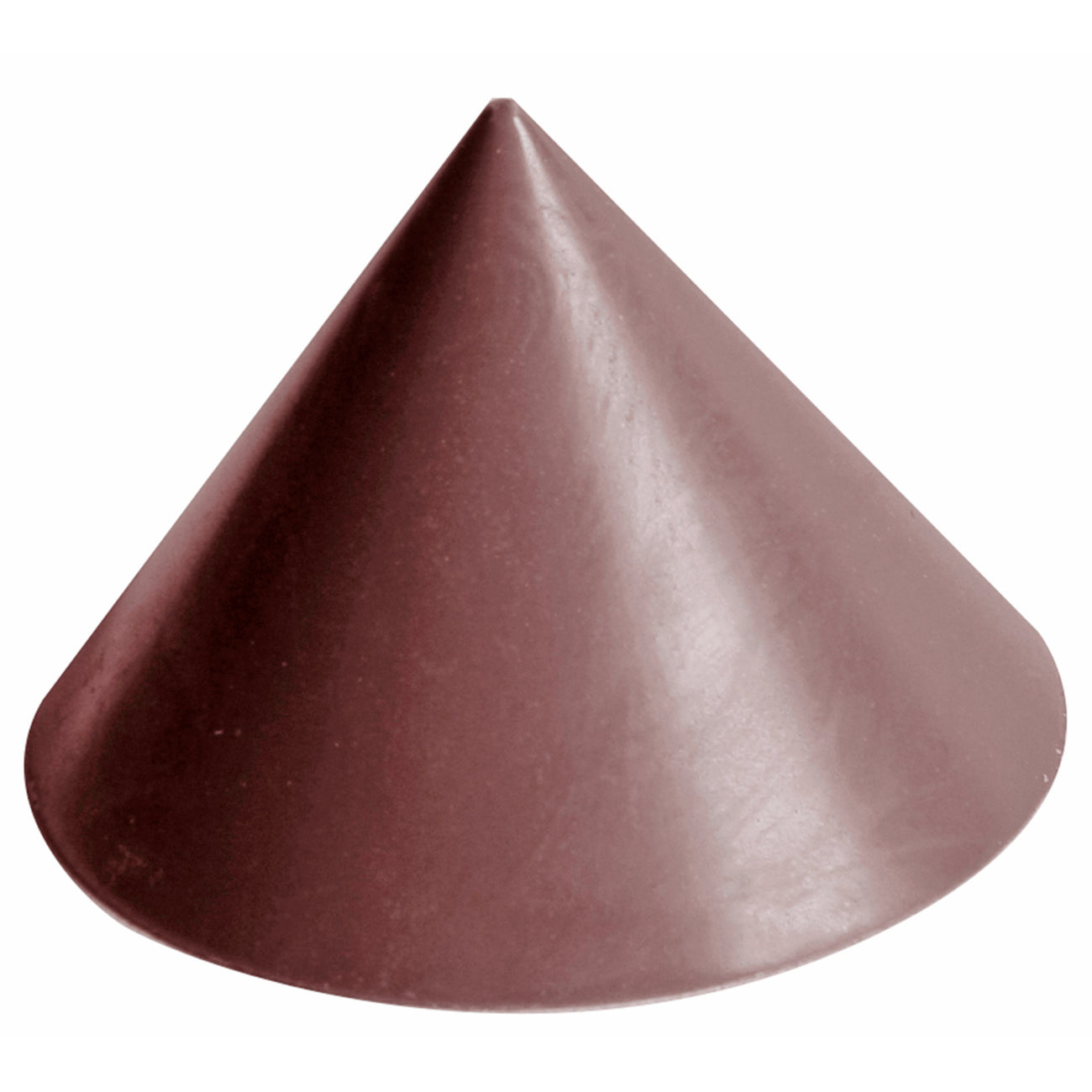 Lila Kegel aus Kunststoff.
