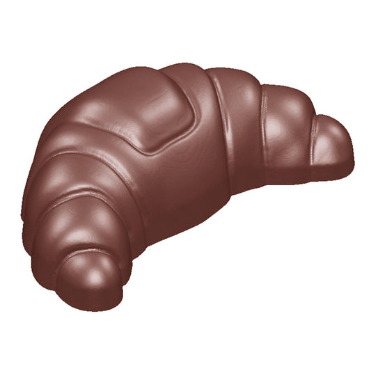Brauner Croissant aus Kunststoff.