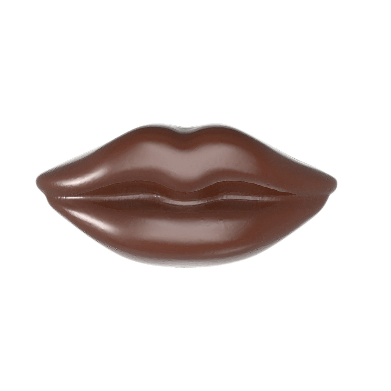 Lippen in dunkler Farbe.