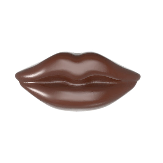 Lippen in dunkler Farbe.