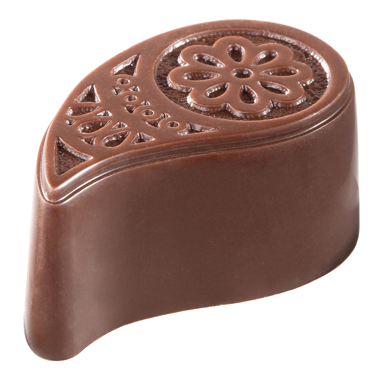 Dekorative Schokoladendekoration für Desserts.