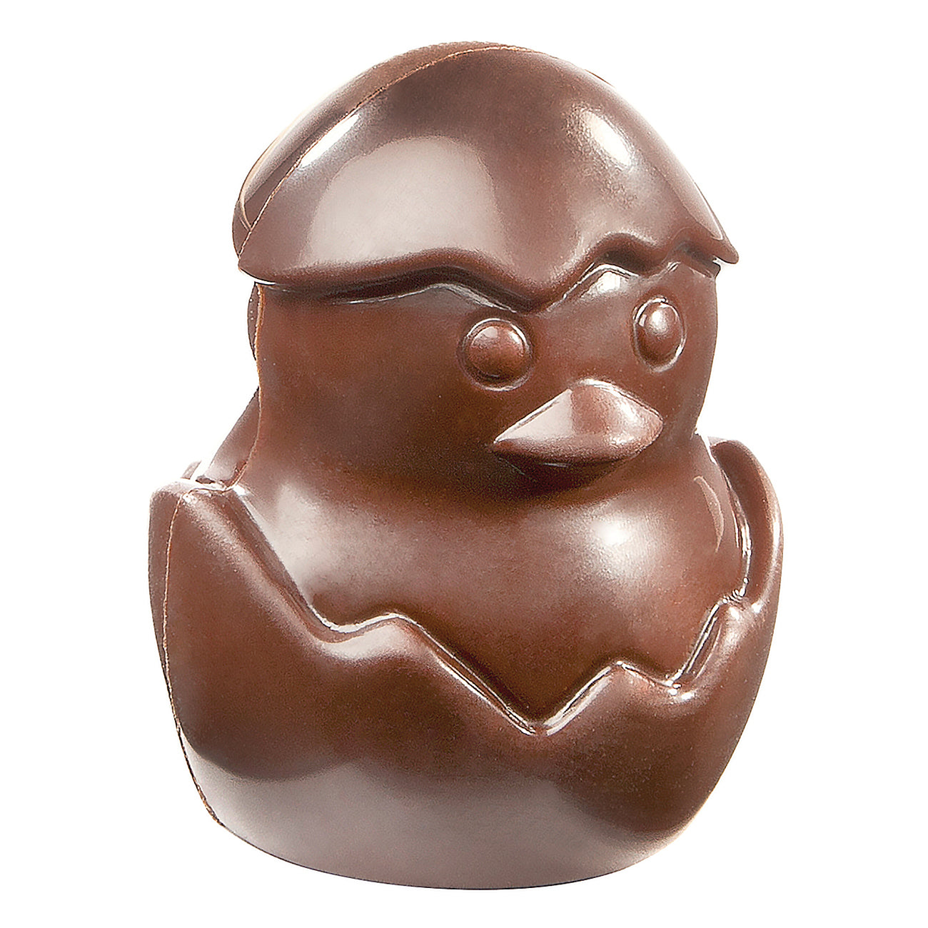 Schokoladenküken in Eierschale.