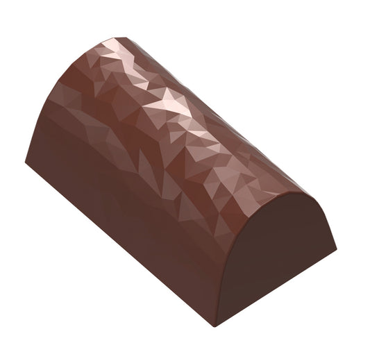 Polygonale Schokoladenform für Gastronomie.