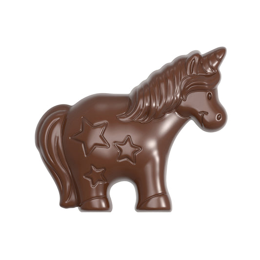 Schokoladen-Einhorn für Gastronomie.