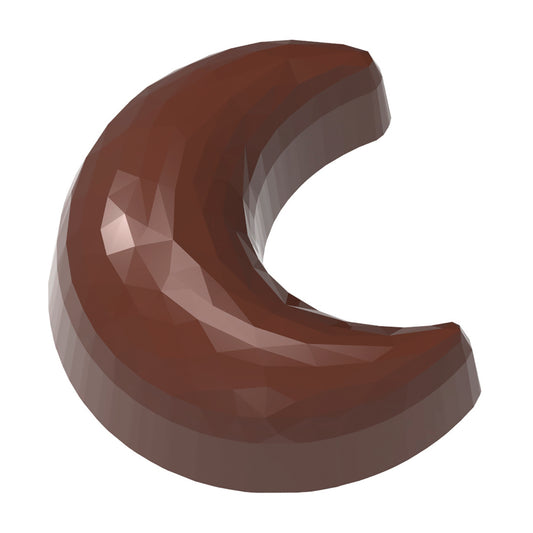 Dunkler, geometrischer Halbmond.