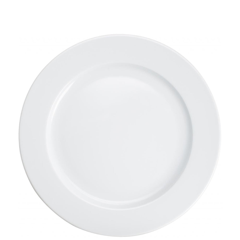 Leere weiße Essteller, B2B-Gastronomie