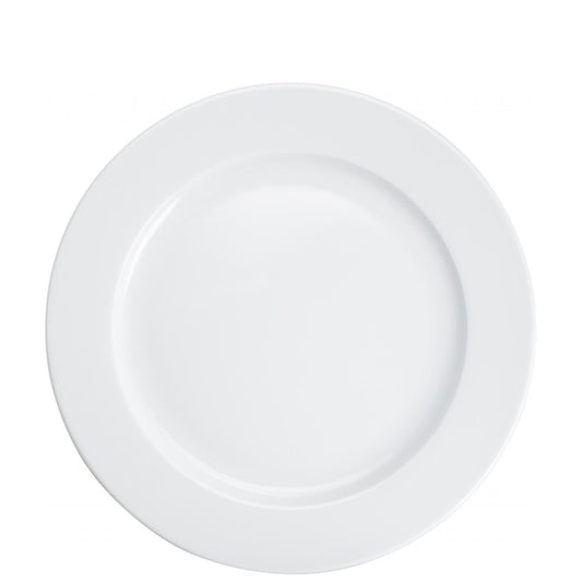 Leere weiße Essteller, B2B-Gastronomie