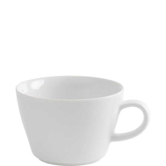 Weiße Kaffeetasse, Nahaufnahme, B2B Gastronomie