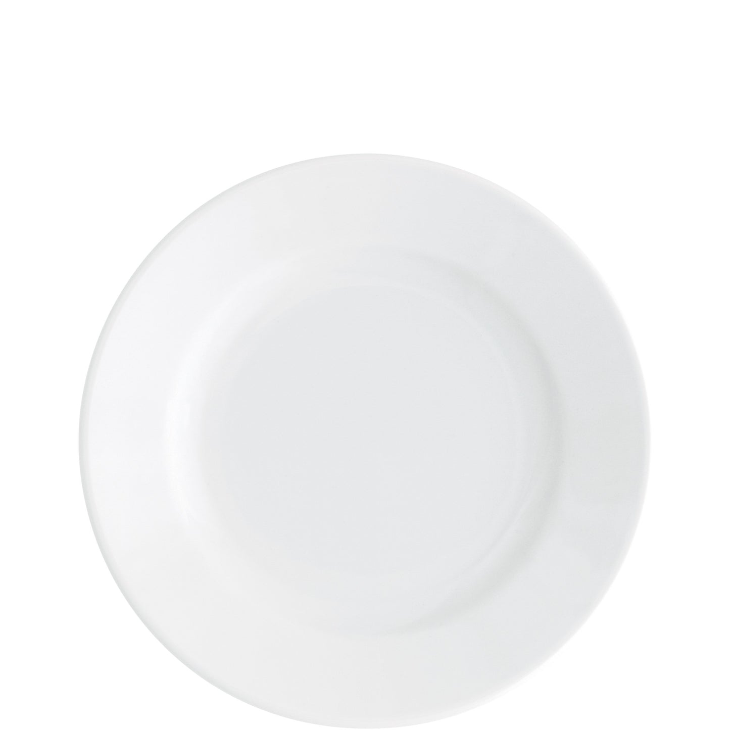 Weiße Teller in Gastronomie-Umgebung