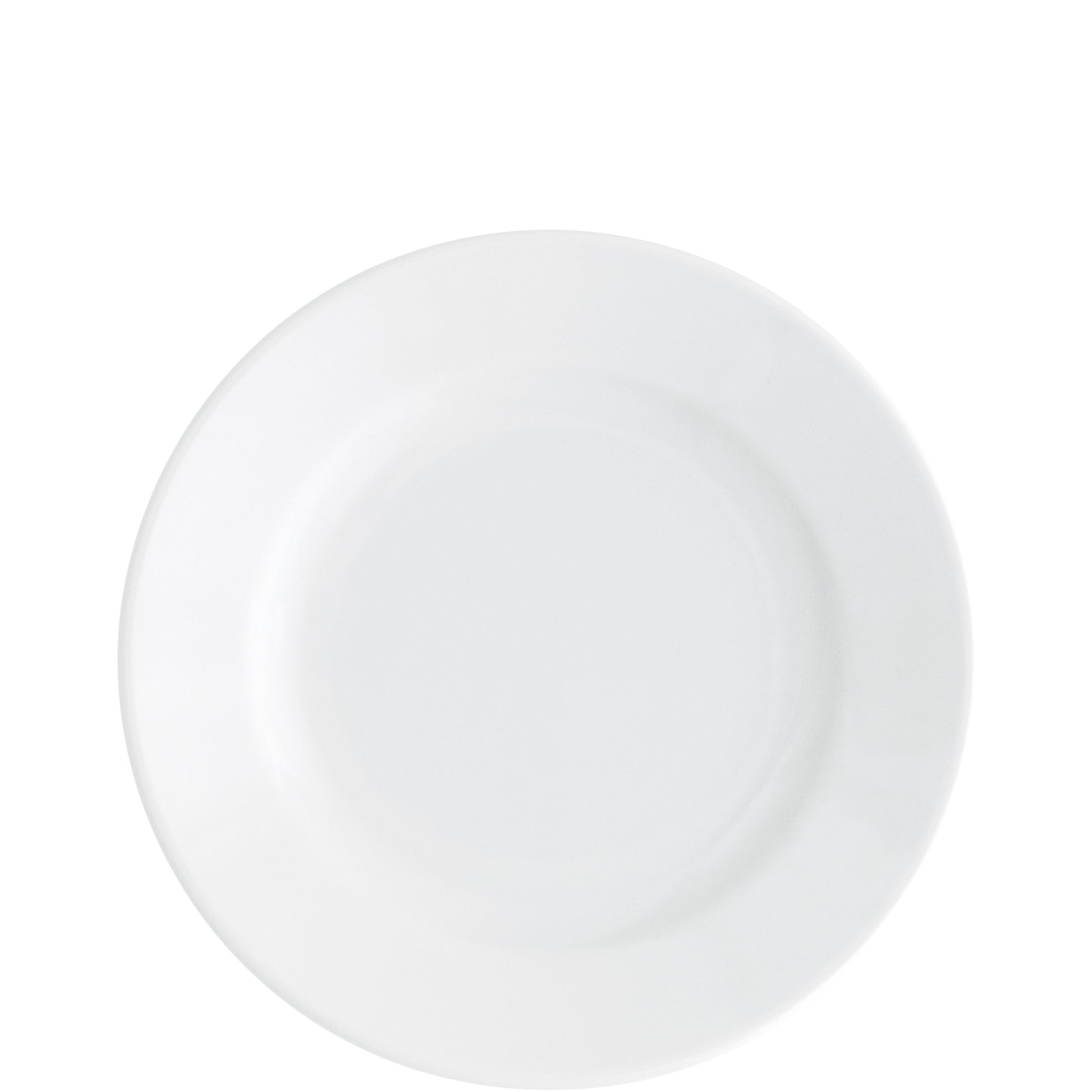 Weiße Teller in Gastronomie-Umgebung