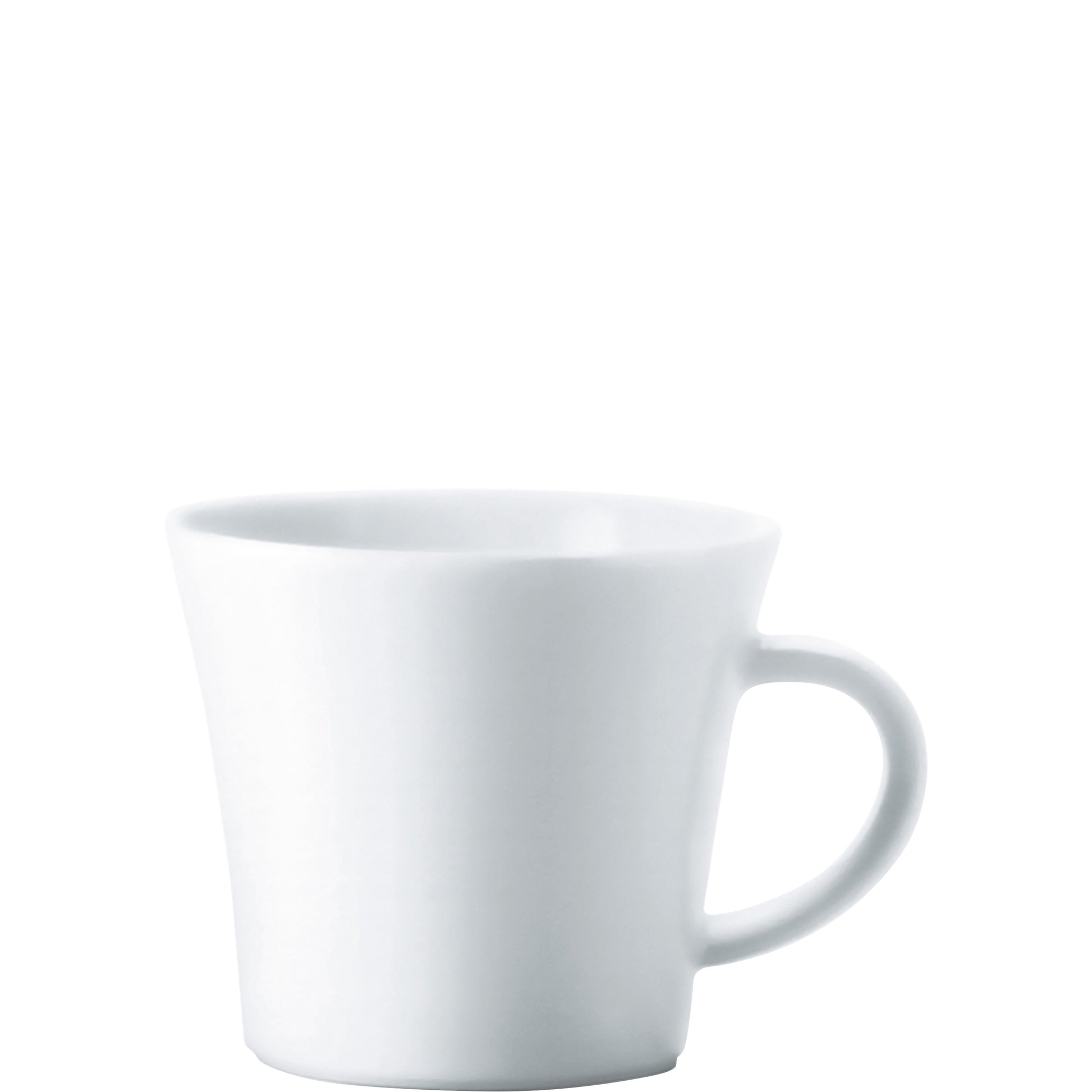 Weiße Kaffeetasse, Nahaufnahme, B2B Gastronomie