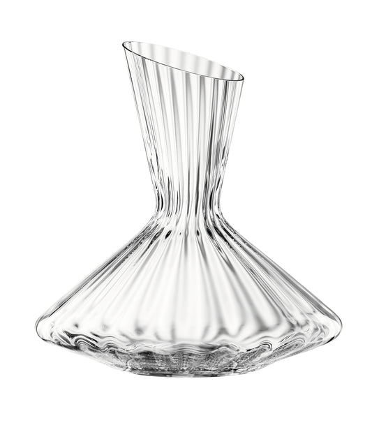 Eleganter Weindekanter aus Glas.