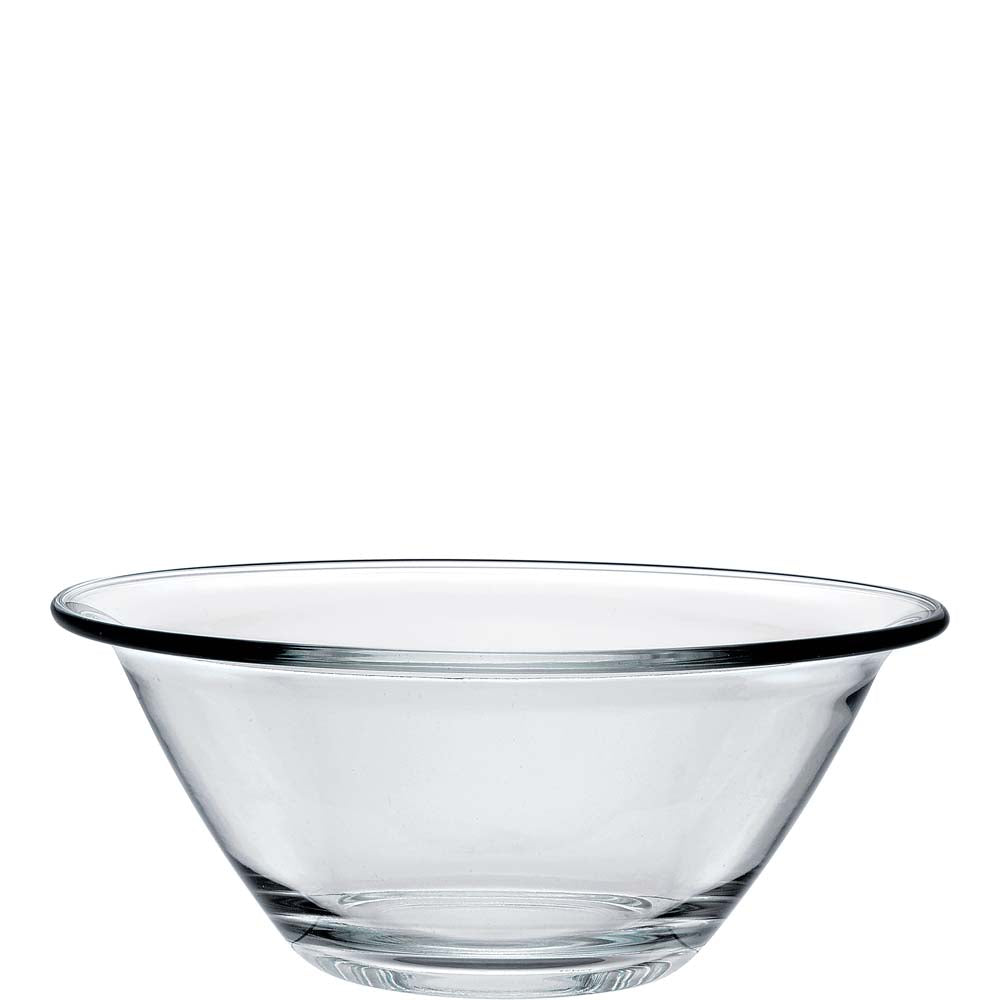 Transparente Glasschale für Gastronomie