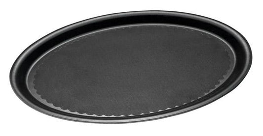 Schwarze Backform für Kuchen