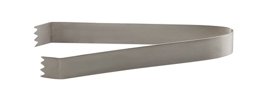 Edelstahl-Zange mit gezackten Enden.