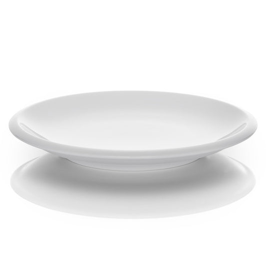 Weißer Teller für Gastronomie.