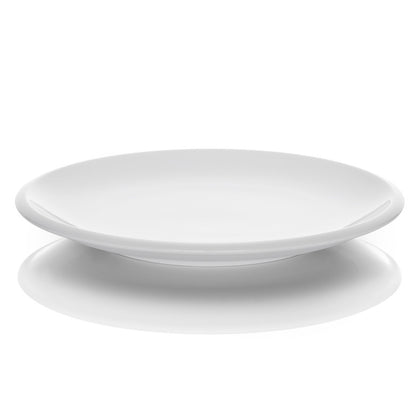 Weißer Teller für Gastronomie.