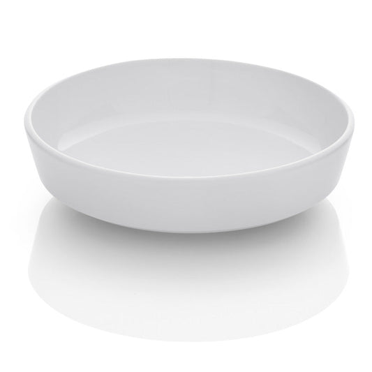 Leere weiße Schüssel für Gastronomie