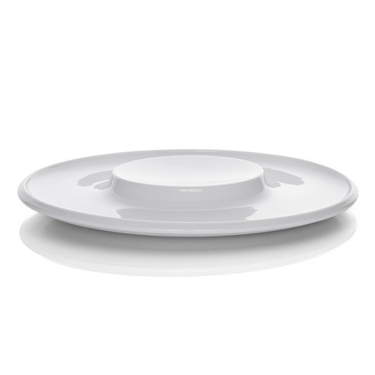 Weißer Teller für Gastronomie.