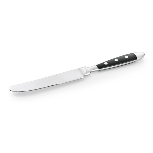 Messer mit schwarzem Griff.