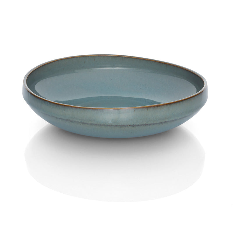Blaue Keramikschale für Gastronomie