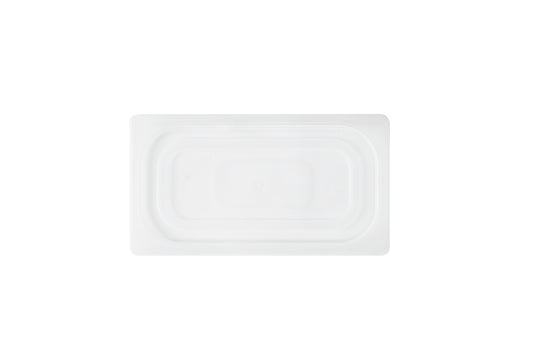 Leere Kunststoffverpackung für Lebensmittel.