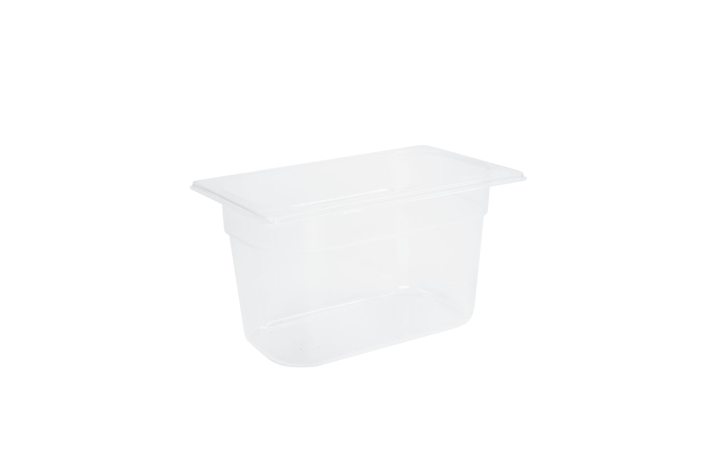 Transparente Aufbewahrungsbox für Lebensmittel.