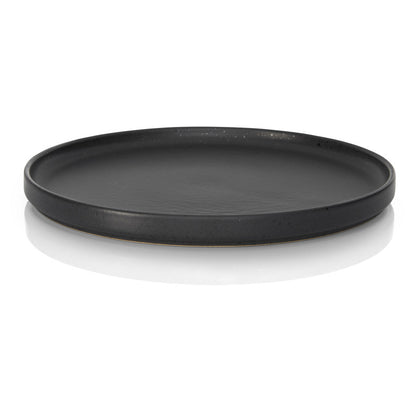 Schwarzer Teller für Gastronomie.