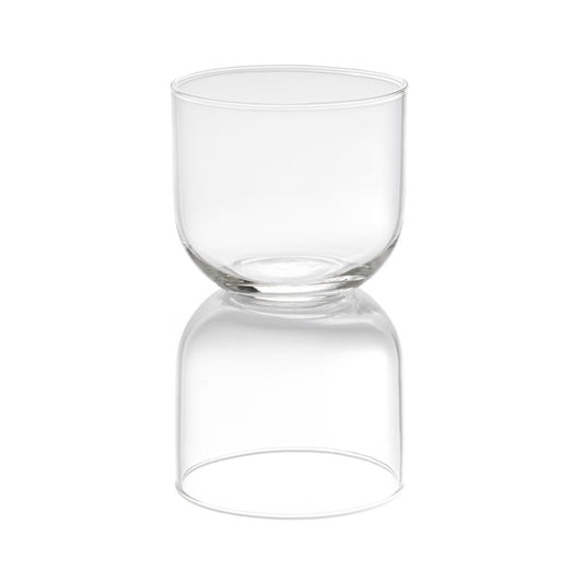 Transparentes Glas für Gastronomie.