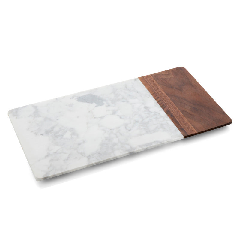 Schneidebrett aus Marmor und Holz