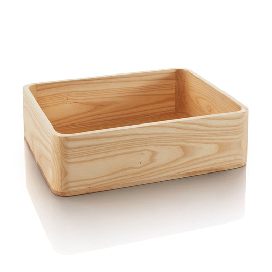 Holzschale für Gastronomiebedarf.