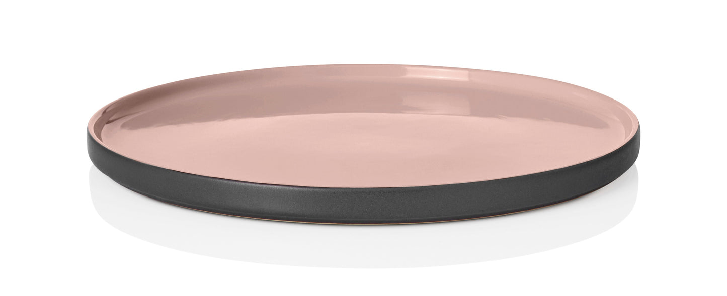 B2B-Gastronomie: Servierteller in Schwarz und Rosa