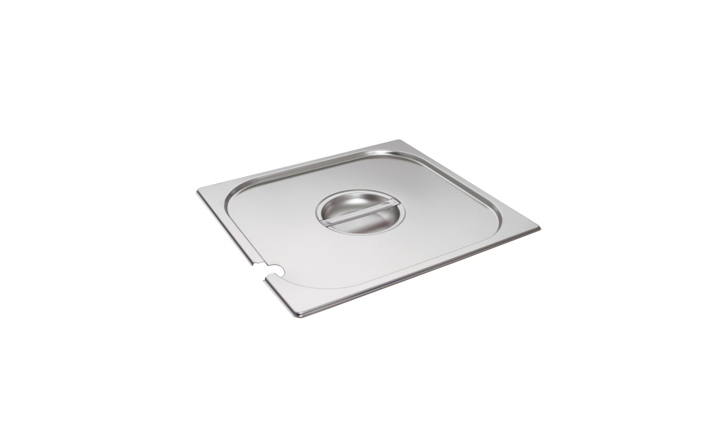 Edelstahl-Abdeckung für Gastrobehälter.
