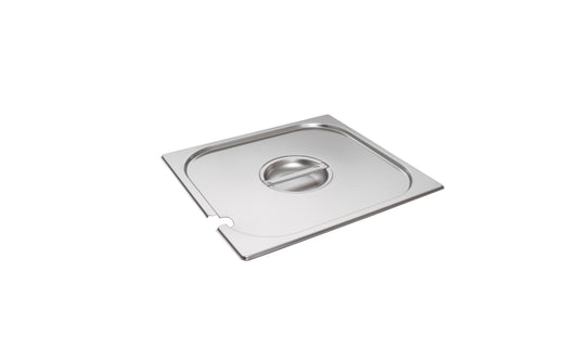 Edelstahl-Abdeckung für Gastrobehälter.