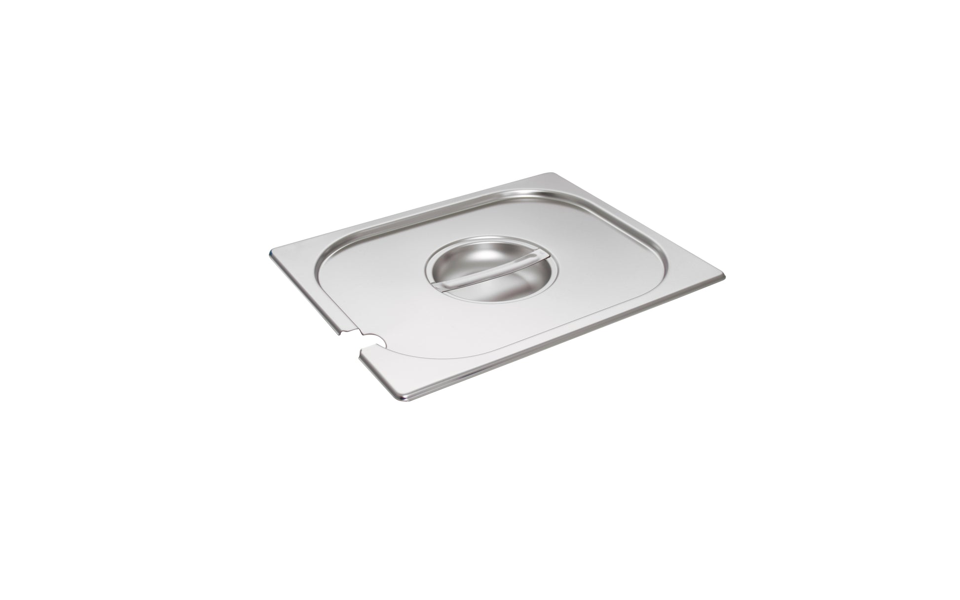 Edelstahl-Abdeckung für Gastrobehälter.