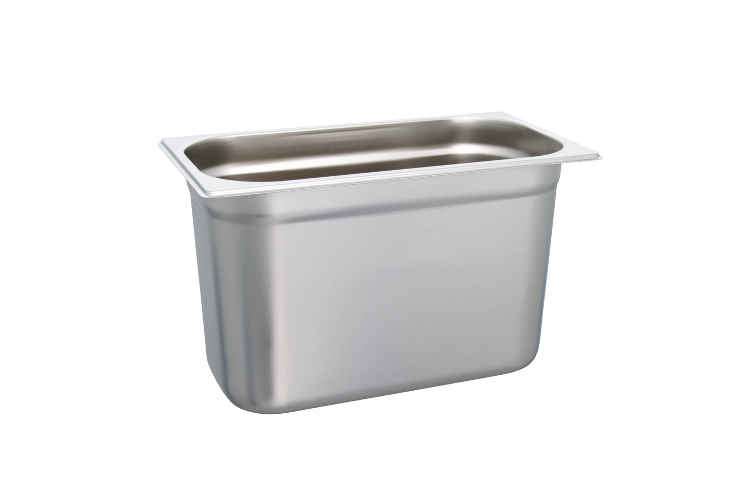 Edelstahlbehälter für Gastronomiebedarf.